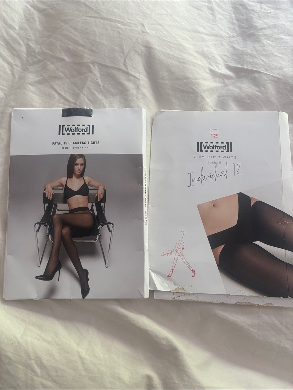 Wolford Nylons - 2 pairs